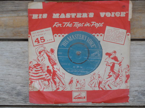 Миньон - Joe Loss and his orchestra - Quando, cha, cha / Al di la - His master's voice, India - 1962 г.