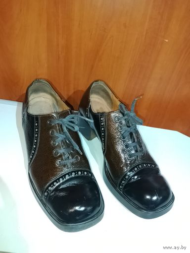Туфли ботинки мужские броги оксфорды р.44 ГДР 70-е годы Oxford Brogues