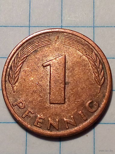 1 пфенниг Германия 1981 F