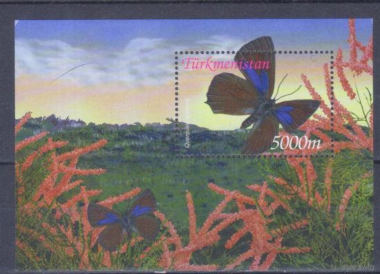 [1156] Туркменистан 2002. Фауна.Бабочка. БЛОК MNH