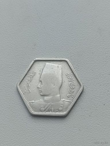 ЕГИПЕТ 2 пиастра 1944 год( серебро)