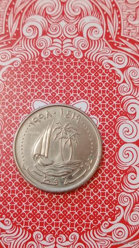 Катар 25 дирхам 1998 корабль