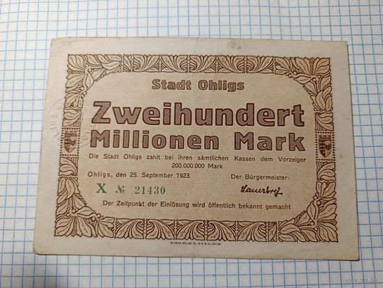 Германия 200 миллионов марок (12)