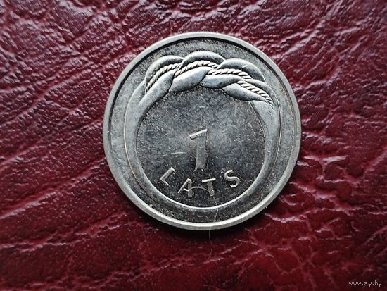 1 лат Латвия 2009 г. Кольцо.