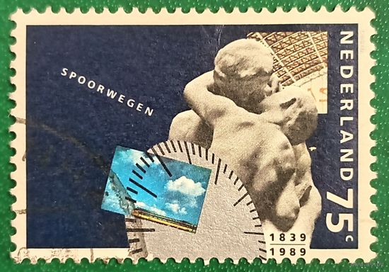 Нидерланды 1989. 150 лет голландским железным дорогам