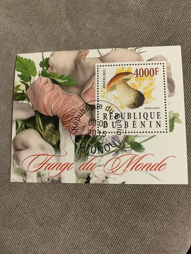 Бенин 2015. Грибы. Блок
