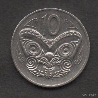 Новая Зеландия 10 центов 1980