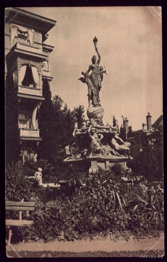 1925 год Крым Гурзуф Фонтан Ночь