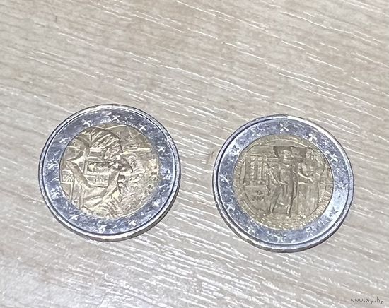 Монеты 2 евро