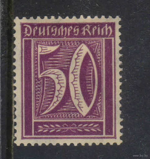 Германия Респ 1922 Инфляция Номинал Стандарт ВЗ2 #183*