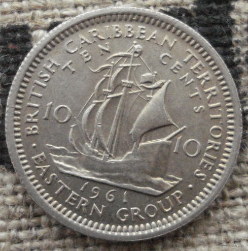 10 центов 1961 Восточные Карибы