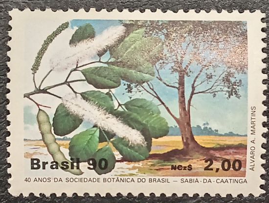 Бразилия 1990. Флора. Деревья