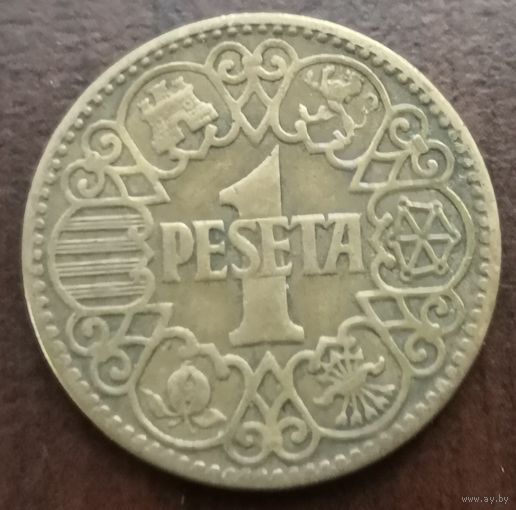 Испания 1 писета 1944