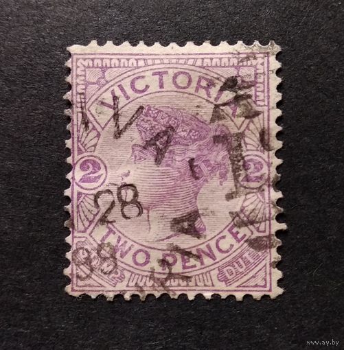 Великобритания\316с\ ВИКТОРИЯ 1886\1887-? КОРОЛЕВА  SG314(A-?) зубц12.5