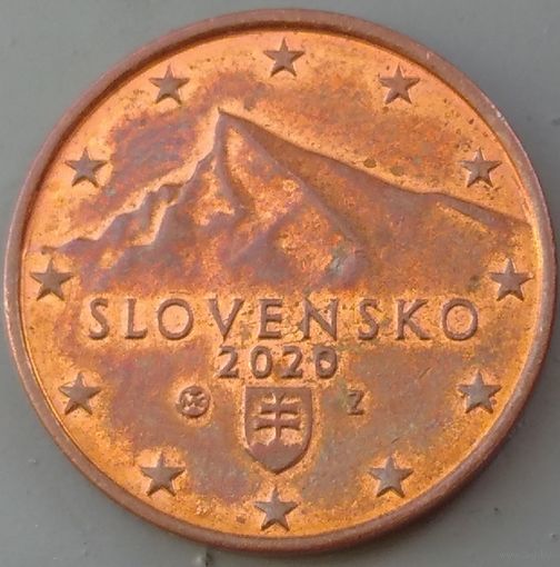 Словакия 1 евроцент 2020. Возможен обмен
