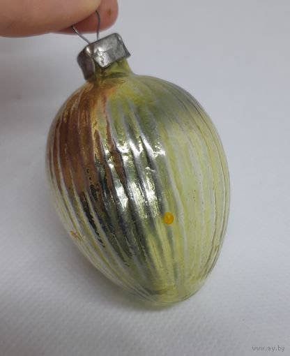 Ёлочная игрушка Бахрома, стекло. СССР
