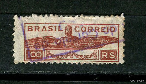 Бразилия - 1933 - Икар 100R. Zwangszuschlagsmarken - [Mi. 1ZA] - полная серия - 1 марка. Гашеная.  (Лот 2JG)-TG2P22