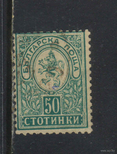 Болгария Княж 1889 Герб Стандарт #36А