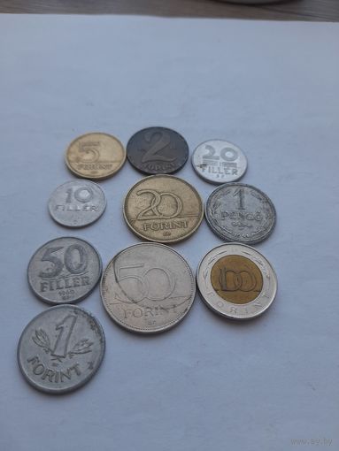 Монеты  Венгрии.