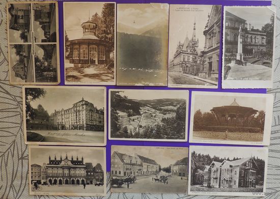 Открытки "Города Европы", 1920-1930-е гг.