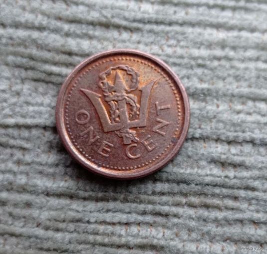 Werty71 Барбадос 1 цент 2009 Трезубец