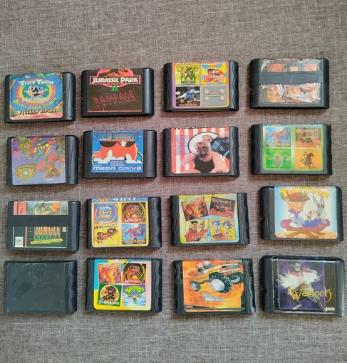 Картриджи 8 и 16 бит