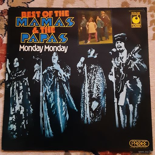 THE MAMAS AND THE PAPAS - 1974 - BEST OF THE MAMAS AND THE PAPAS (UK) LP