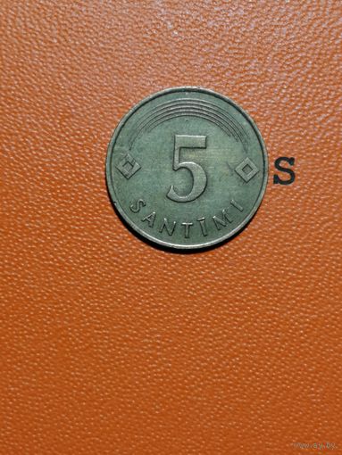 Латвия, 5 сантим, 1992 год, KM# 16