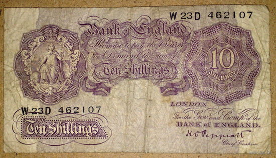 10 шиллингов 1940-48гг Pic#