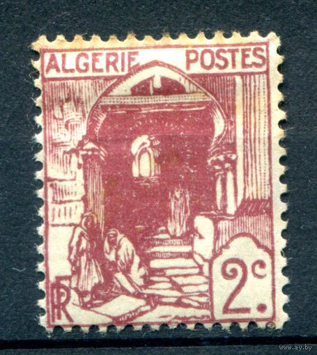 Французские колонии - Алжир - 1926г. - ландшафты, архитектура, 2 с - 1 марка - MH [Mi 36]. #1-Fr-17-B-2