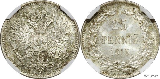 25 пенни 1915 ННР MS 66