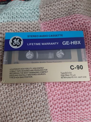 Кассета GENERAL ELECTRIC GE-HBX C-90 (рынок США)