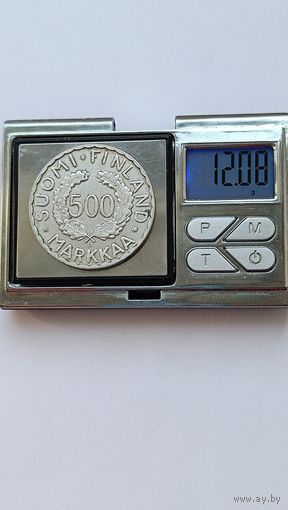 500 марок Финляндия 1952 года - XV летние Олимпийские игры, Хельсинки 1952. Серебро 500. Монета не чищена. 50