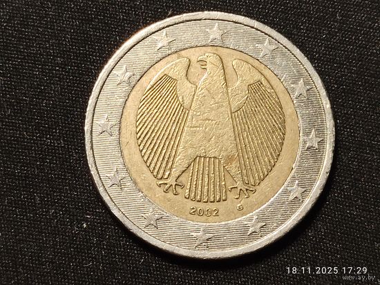 Германия 2 евро 2002 G