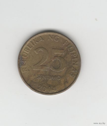 25 сентимо Филиппины 2004. Лот 5179