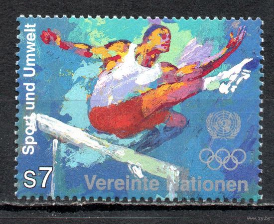 100 лет современным Олимпийским играм ООН (Вена) Швейцария 1998 год 1 марка