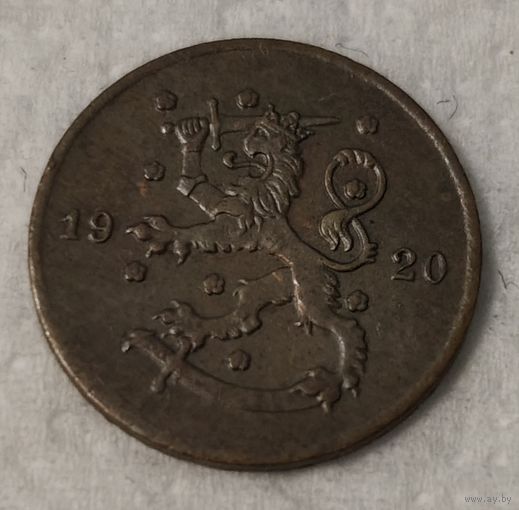Финляндия 1 пенни, 1920 (14-11-75)