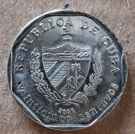 Куба 25 сентаво, 2008 г., КМ# 577