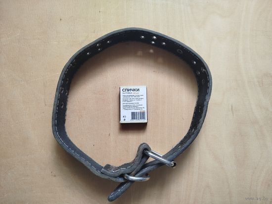 Кожаный ошейник для собаки (без поводка).