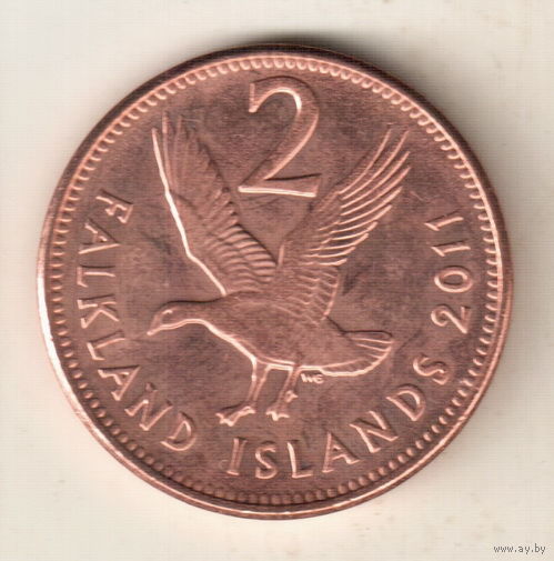Фолклендские острова 2 пенс 2011