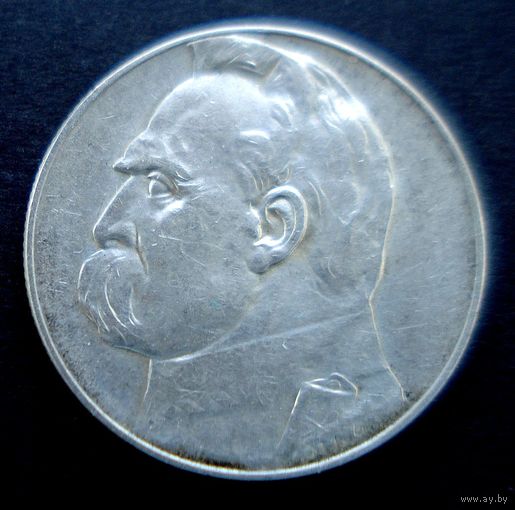 Монета СЕРЕБРО Польша 5 злотых 1936год