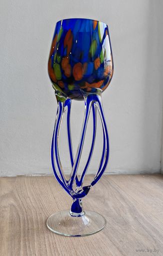 Ваза Цветное стекло Высота 38 мм.