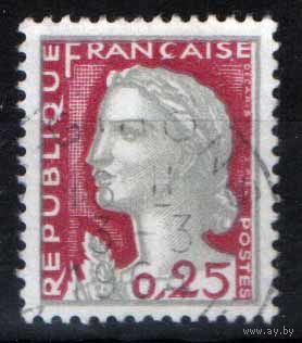 1960 Франция Марианна Символ Свобода стандарт марки