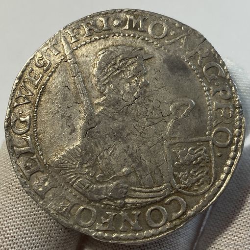 Талер риксдаальдер 1623 г., Соединенные провинции Нидерландов, Вест Фризия (Западная Фризия). Шикарное состояние!