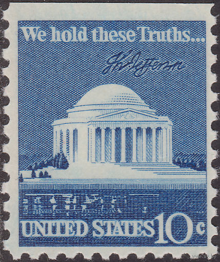 США 1973г Мемориал Джеферсона рулон **