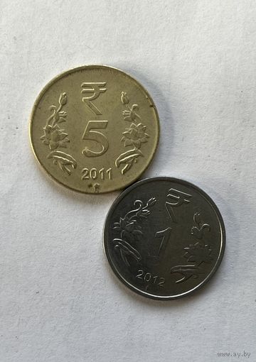 Индия 2 монеты