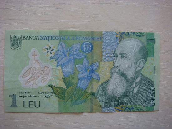 Румыния 1 лей  2005 г.