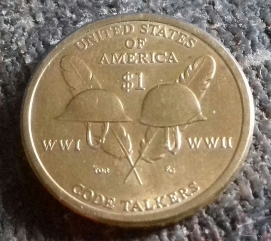 1 доллар США 2016 P, индейцы радисты