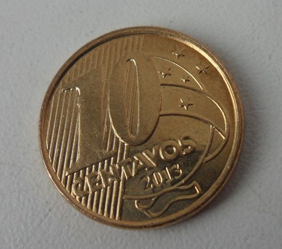 10 сентаво Бразилия 2013 г.в. UNC. KM# 649
