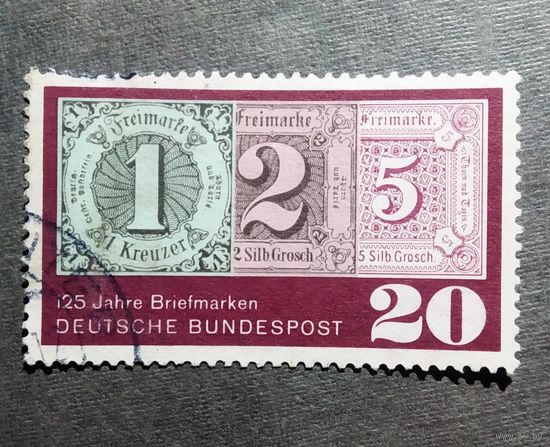 Марка Германия 1965 год 125 лет немецкой почтовой марке